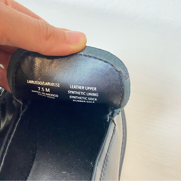 Steve Madden Larusso Patent Leather Loafers in Black Size 7.5 - Picture 6 of 6